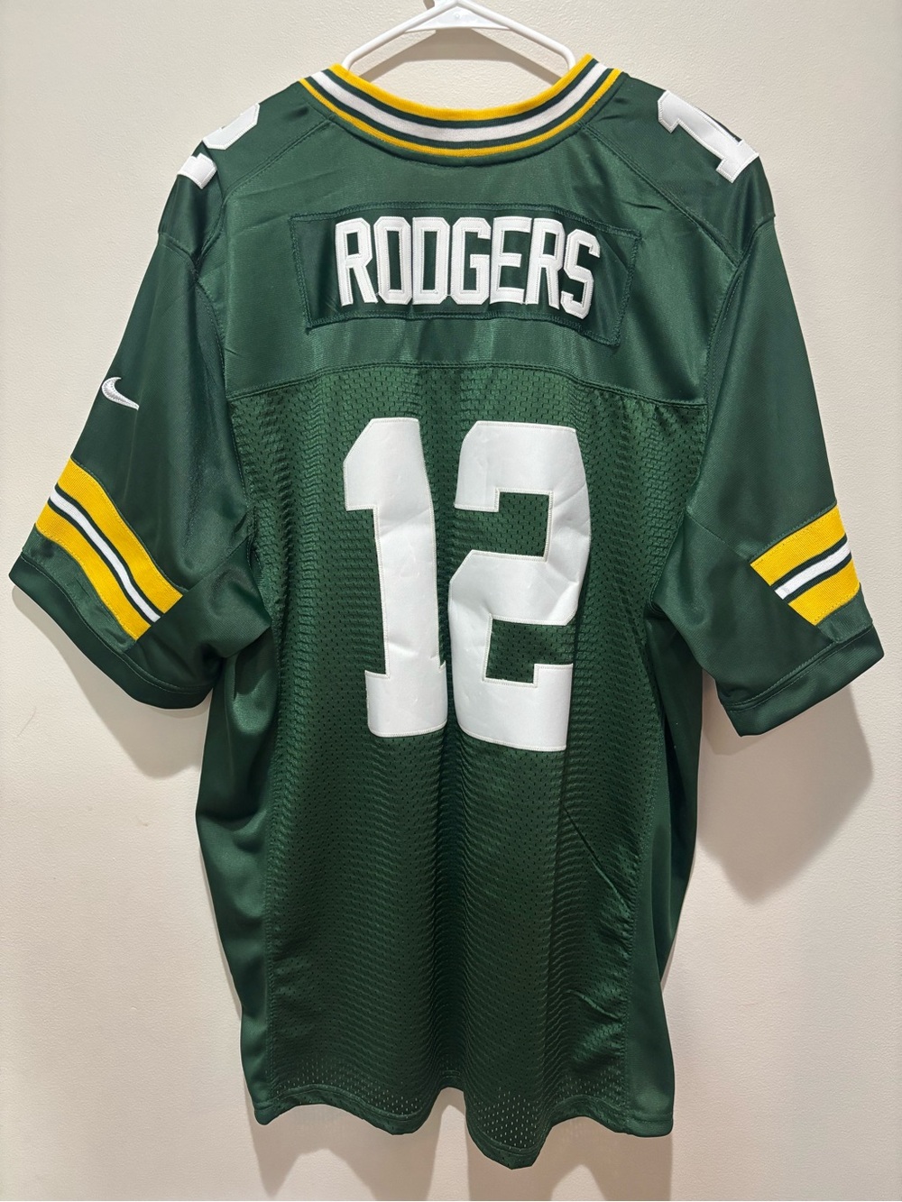 NFL Nike Green Bay Packers Aaron Rodgers #12 Football Jersey Men’s XXL Size 52